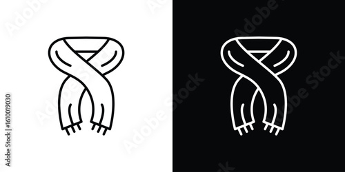 Scarf icon vectors - high quality black style vector icons