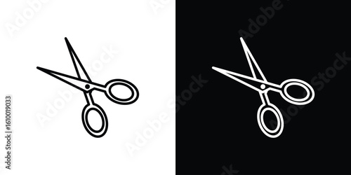 Scissors icon vectors - high quality black style vector icons