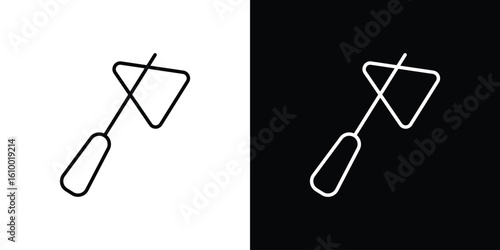 reflex hammer icon vectors - high quality black style vector icons
