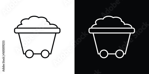 Raw material icon vectors - high quality black style vector icons