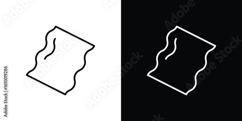 Rag icon vectors - high quality black style vector icons