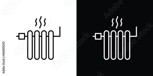 Radiator icon vectors - high quality black style vector icons