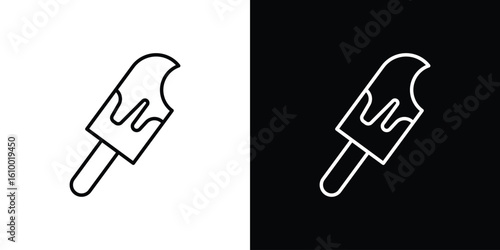 Popsicle icon vectors - high quality black style vector icons