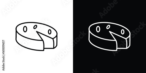 Parmesan icon vectors - high quality black style vector icons