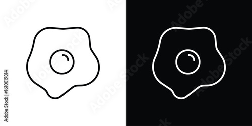 Omelet icon vectors - high quality black style vector icons