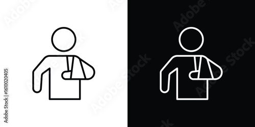 Injury icon vectors - high quality black style vector icons