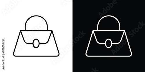 Handbag icon vectors - high quality black style vector icons