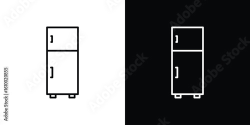 Fridge icon vectors - high quality black style vector icons