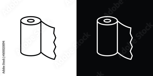 foil roll icon vectors - high quality black style vector icons