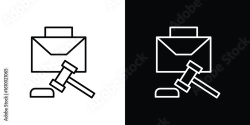 employment law icon vectors - high quality black style vector icons