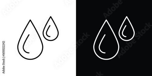 Blood drops icon vectors - high quality black style vector icons