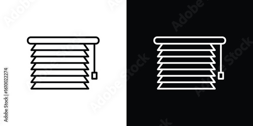 Blinds icon vectors - high quality black style vector icons
