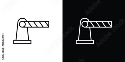 Barrier icon vectors - high quality black style vector icons
