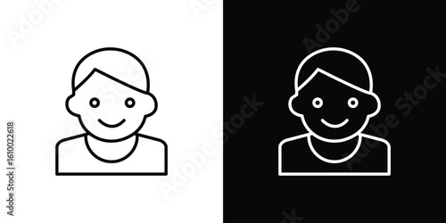 Baby boy icon vectors - high quality black style vector icons