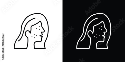 Acne icon vectors - high quality black style vector icons