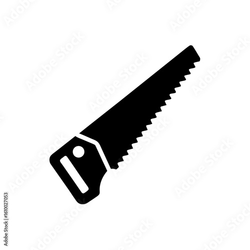 saw isolated on white background