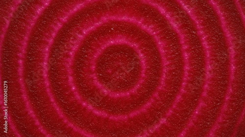 Close-up Background of Raw Beetroot Slice
