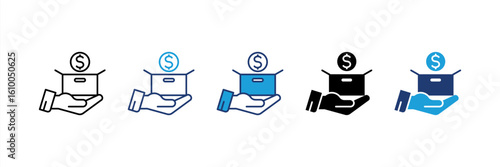 Value icon set multiple style collection