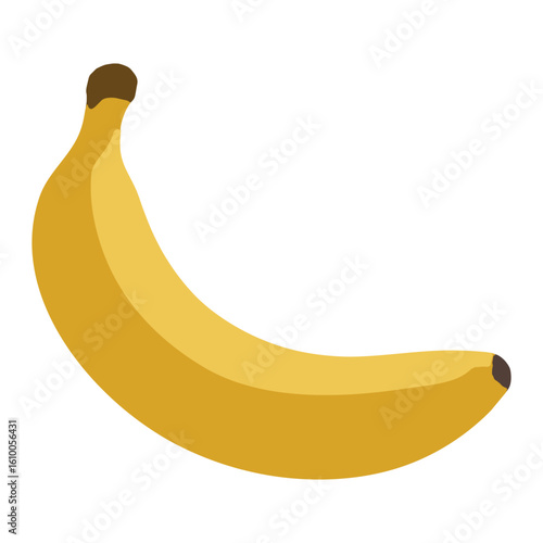 Delicious Yellow Banana Fruit Vector Illustration for Healthy Eating