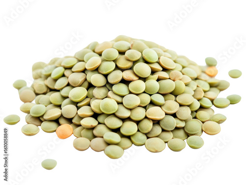 Lentil Pile on Transparent Background