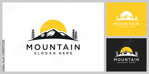 mountain logo vector design template