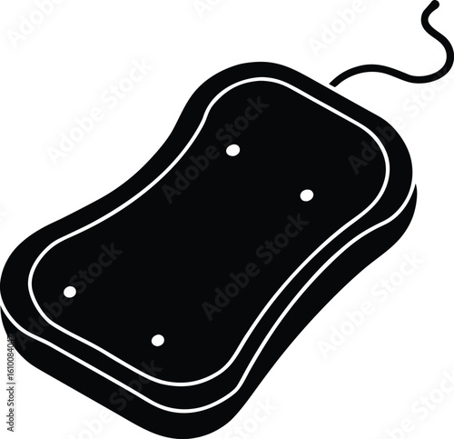 heating pad on white background.eps