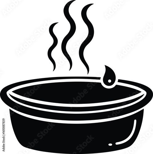hot tub jet on white background.eps