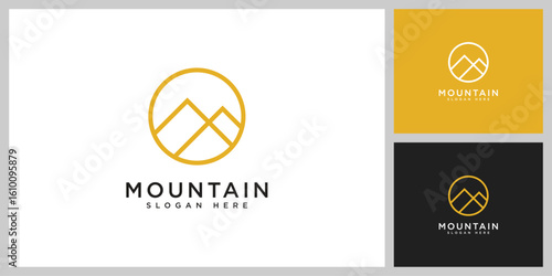 mountain logo vector design template