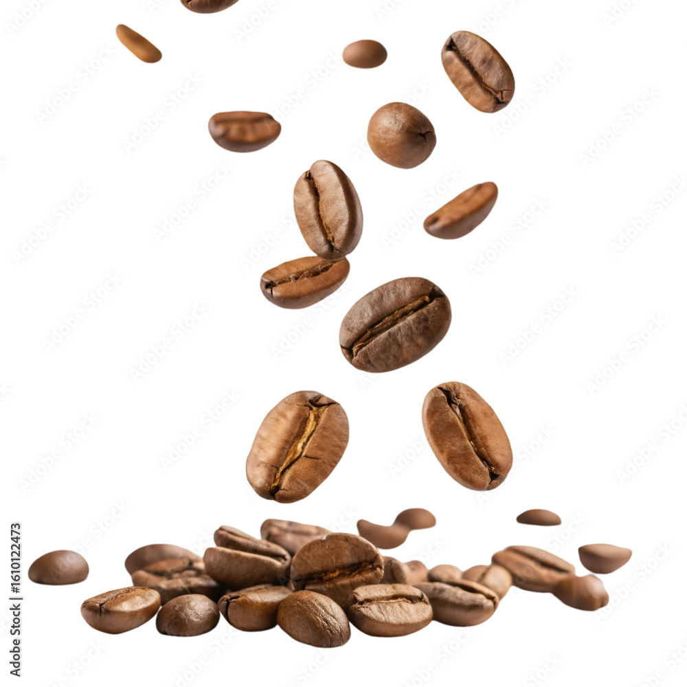 Naklejka premium Roasted Coffee Beans Group