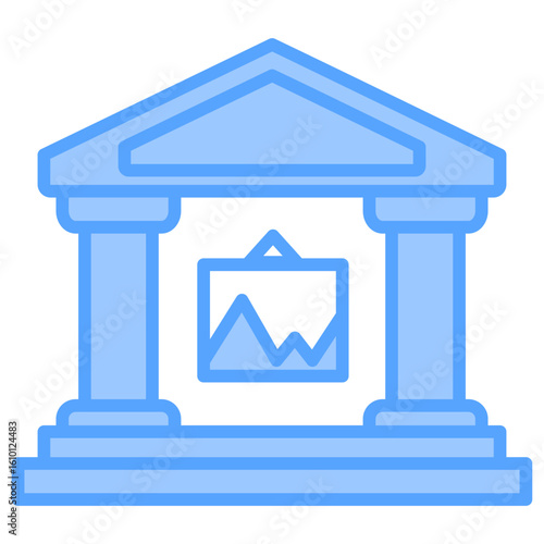 Museum Blue Icon
