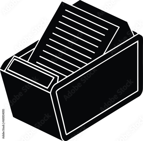 microfiche on white background.eps