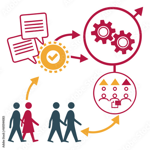 Workflow process collaboration and progress teamwork