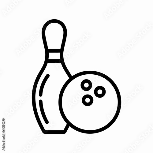 bowling ball and pins