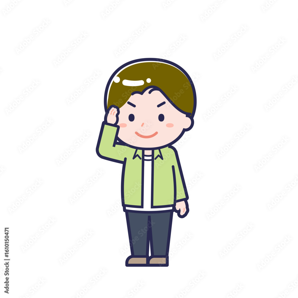 私服の10代/ななめ/男性 02 私服の10代/ななめ/男性 02