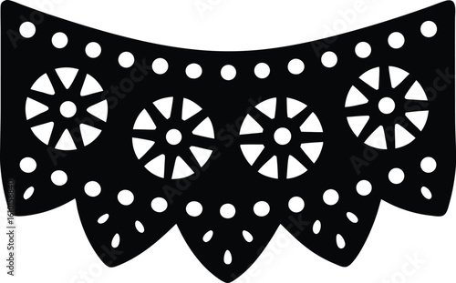 papel picado on white background.eps