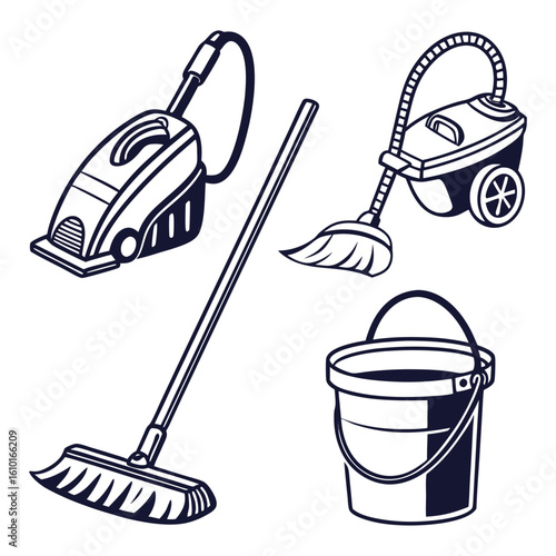 Cleaning tools vacuum broom mop bucket vacuum cleaner