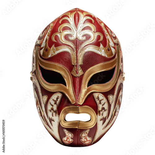 Traditional Luchador Mask with Intricate Design