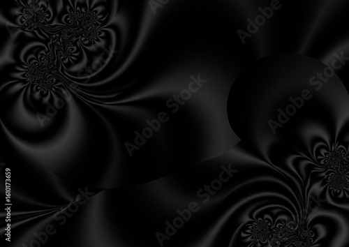 black and white satin