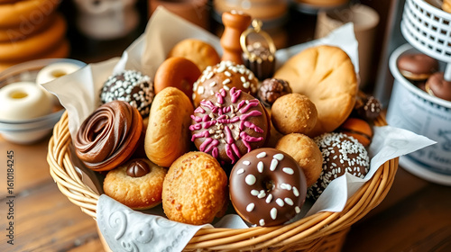 bakery bountiful basket of irresistible treats awaiting indulgence
