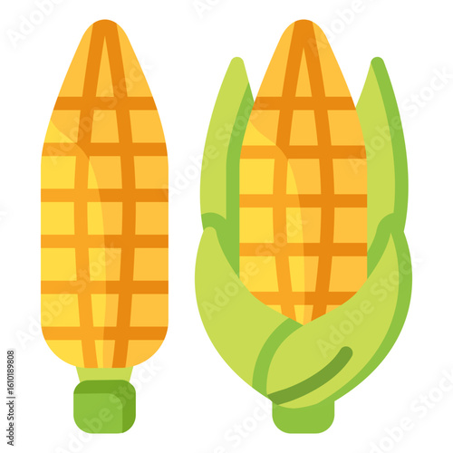 corn flat icon