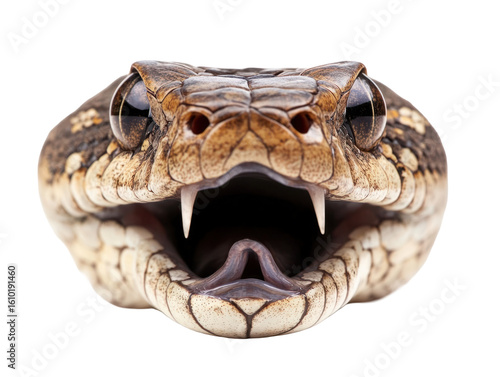 Close-up of a Snake with Open Mouth
