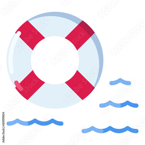 lifebuoy ring concept icon