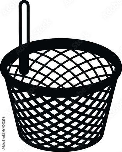 skimmer basket on white background.eps