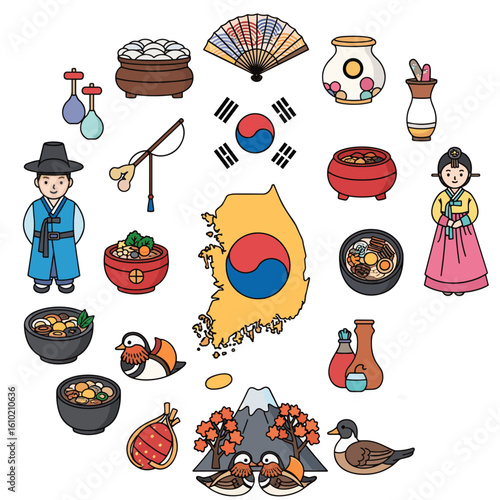 한국상징아이콘들_Image Enhancer