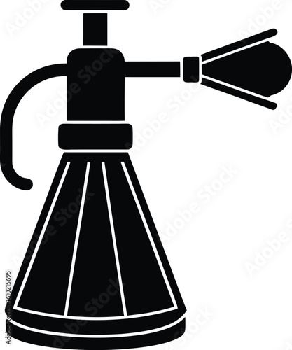 steamer nozzle on white background.eps
