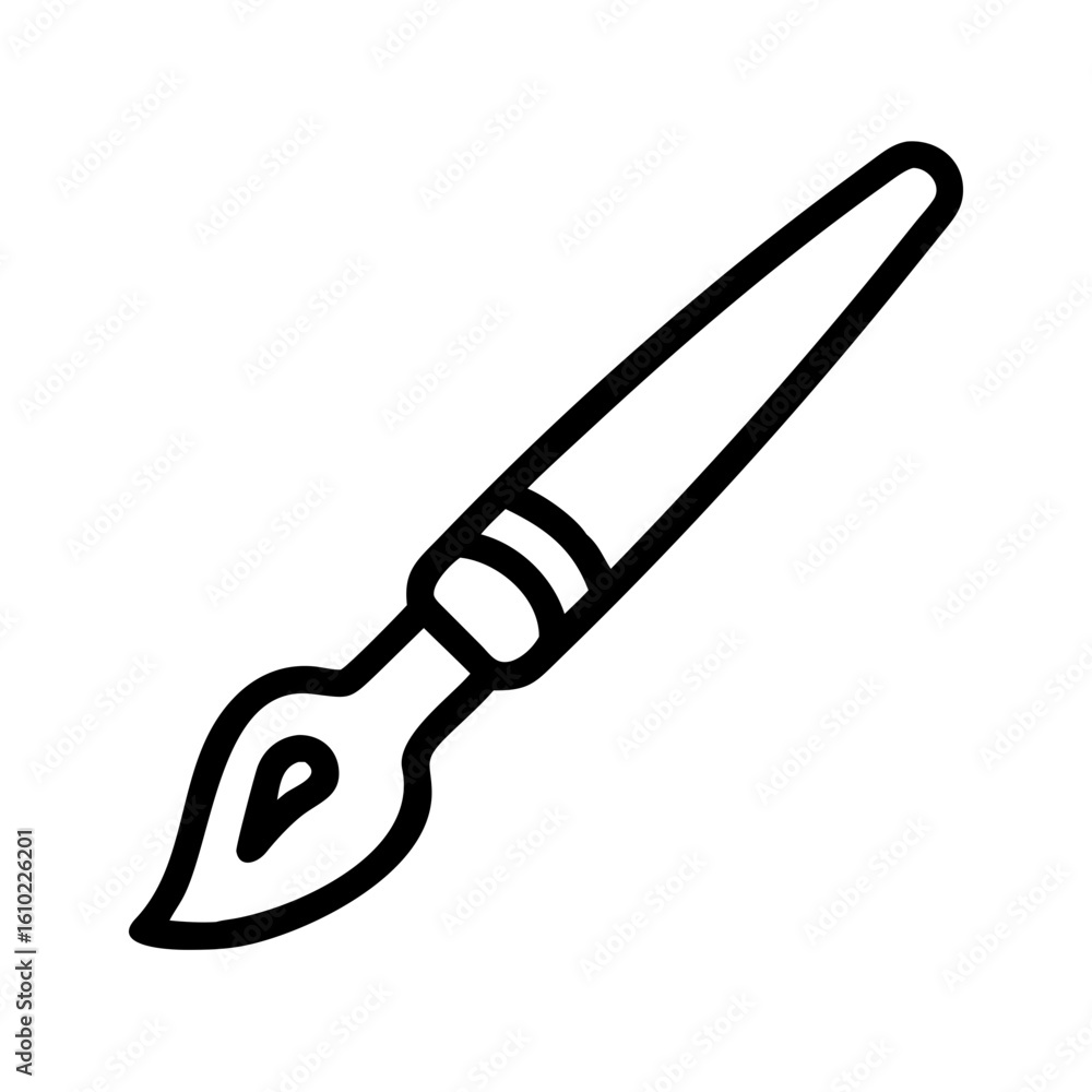 Fototapeta premium Creative Art Paint Brush for Design and Illustration