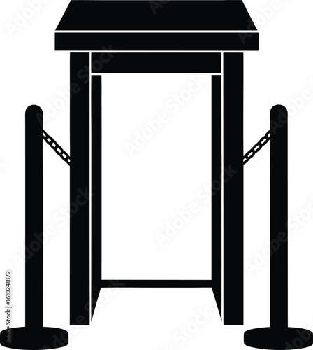 turnstile on white background (1).eps