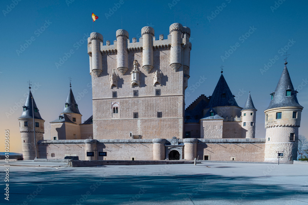Fototapeta premium DECEMBER 28, 2016 Alcazar Casle Segfovia