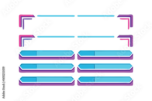 Esports Stream Overlay Panel Kit - Vector Templates for Twitch & YouTube Branding