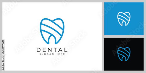 dental care logo vector design template